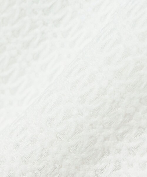 quaranciel(カランシエル)の「quaranciel:〈洗濯機可能〉ループ レース プルオーバー(Tシャツ/カットソー・レディース・ホワイト/ブラック・ONE SIZE)」の11枚目の写真