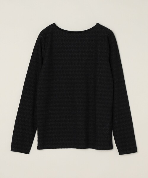 quaranciel(カランシエル)の「quaranciel:〈洗濯機可能〉ループ レース プルオーバー(Tシャツ/カットソー・レディース・ホワイト/ブラック・ONE SIZE)」の12枚目の写真