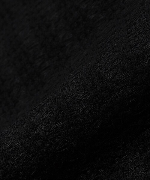 quaranciel(カランシエル)の「quaranciel:〈洗濯機可能〉ループ レース プルオーバー(Tシャツ/カットソー・レディース・ホワイト/ブラック・ONE SIZE)」の13枚目の写真