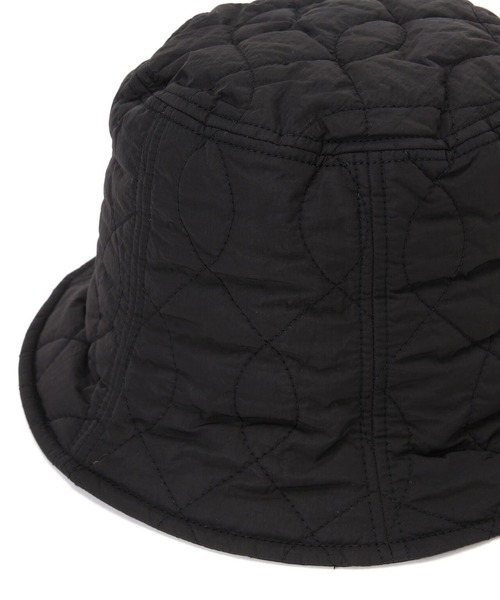Toironier(トワロニエ)の「Toironier/トワロニエ/QUILT TULIP HAT(ハット・メンズ・ブラック・F)」の7枚目の写真