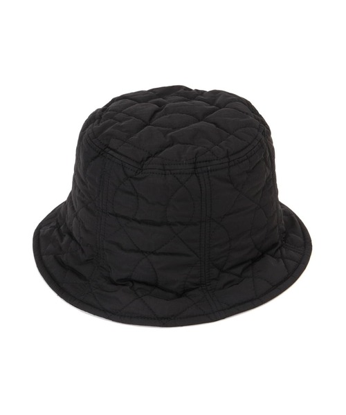 Toironier(トワロニエ)の「Toironier/トワロニエ/QUILT TULIP HAT(ハット・メンズ・ブラック・F)」の2枚目の写真