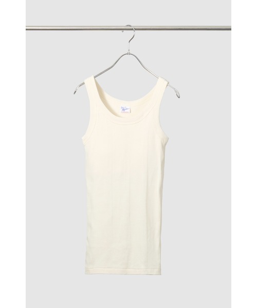 MILLER(ミラー)の「Miller カップ付きボーダーアメスリタンクトップ(タンクトップ・レディース・ブラウン/ブルー系その他/ブルー/ネイビー/アイボリー・FREE)」の2枚目の写真