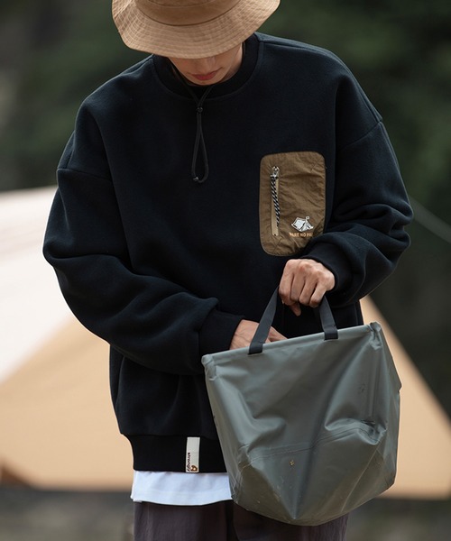 aimoha(アイモハ)の「aimoha outdoor フリースプルオーバー(スウェット・レディース・ブラウン/オフホワイト/ブラック/チョコ・LARGE/MEDIUM/X-LARGE)」の20枚目の写真