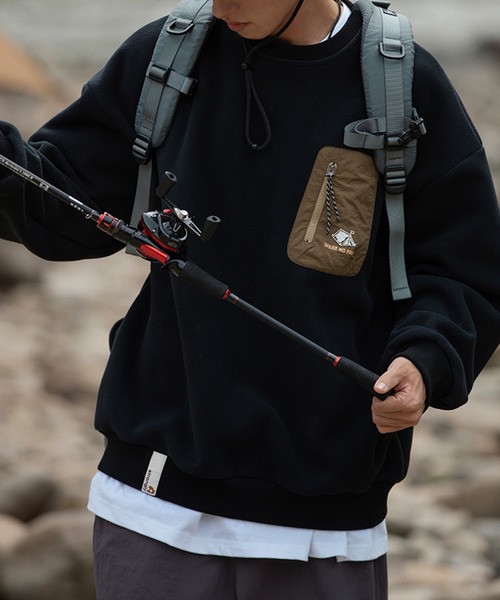 aimoha(アイモハ)の「aimoha outdoor フリースプルオーバー(スウェット・レディース・ブラウン/オフホワイト/ブラック/チョコ・LARGE/MEDIUM/X-LARGE)」の21枚目の写真
