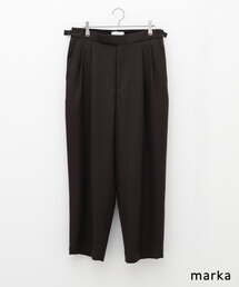 marka | 【MARKA / マーカ】 OFFICER PANTS 2TUCK WIDE(スラックス)