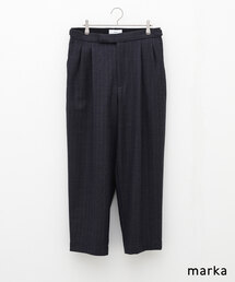 marka（マーカ）の「【MARKA / マーカ】 OFFICER PANTS 2TUCK WIDE（スラックス・メンズ）」