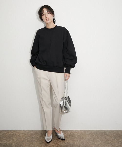 ADAM ET ROPE'(アダムエロペ)の「【サステナブル】メタリック巾着バッグ(ハンドバッグ・レディース・シルバー/サックスブルー/ブラック/レッド・FREE)」の8枚目の写真