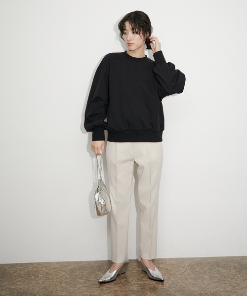 ADAM ET ROPE'(アダムエロペ)の「【サステナブル】メタリック巾着バッグ(ハンドバッグ・レディース・シルバー/サックスブルー/ブラック/レッド・FREE)」の9枚目の写真