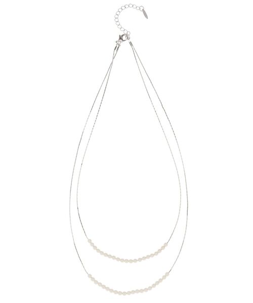 RESEXXY（リゼクシー）の「スモールパール2連ネックレス（ネックレス・レディース・シルバー/ゴールド・FREE）」の11枚目の写真