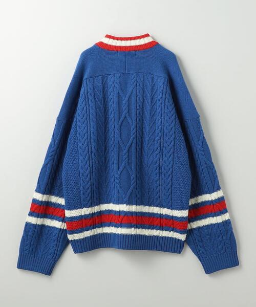 gim context（ジムコンテキスト）の「＜gim CONTEXT＞ Hockey Jersey/ニット（ニット/セーター・メンズ・ケリー/コバルトブルー・FREE）」の3枚目の写真