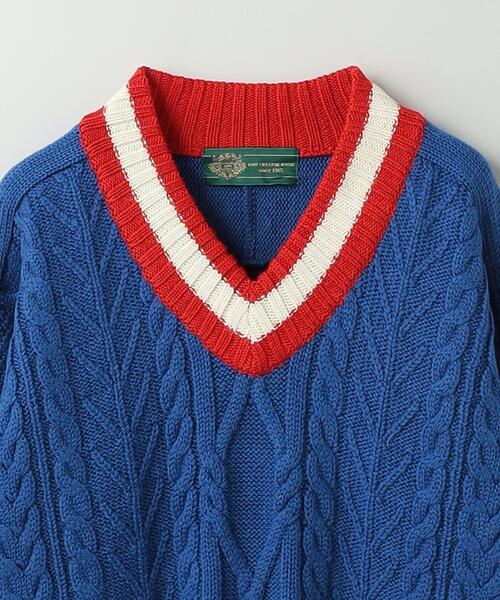 gim context（ジムコンテキスト）の「＜gim CONTEXT＞ Hockey Jersey/ニット（ニット/セーター・メンズ・ケリー/コバルトブルー・FREE）」の4枚目の写真