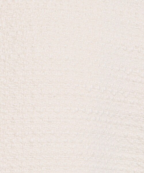 OPAQUE.CLIP（オペークドットクリップ）の「◆≪通勤・セレモニー/セットアップ対応≫ コットンツイードジャケット（ノーカラージャケット・レディース・オフホワイト/ブラック系3/ネイビー・40/38/36/42）」の18枚目の写真