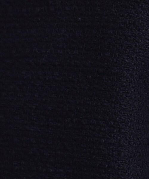 OPAQUE.CLIP（オペークドットクリップ）の「◆≪通勤・セレモニー/セットアップ対応≫ コットンツイードジャケット（ノーカラージャケット・レディース・オフホワイト/ブラック系3/ネイビー・40/38/36/42）」の19枚目の写真