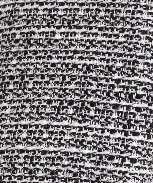 OPAQUE.CLIP（オペークドットクリップ）の「◆≪通勤・セレモニー/セットアップ対応≫ コットンツイードジャケット（ノーカラージャケット・レディース・オフホワイト/ブラック系3/ネイビー・40/38/36/42）」の20枚目の写真