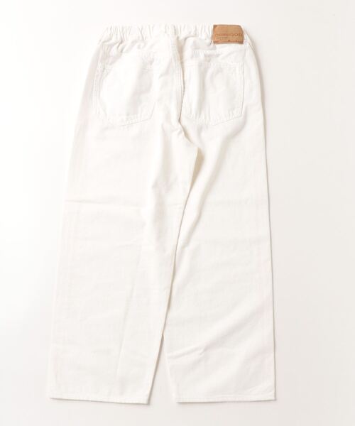 OMNIGOD（オムニゴッド）の「[OMNIGOD womens / オムニゴッド] 10ozホワイトデニム 5Pイージールーズジーンズ（デニムパンツ・レディース・ホワイト・3/2）」の7枚目の写真