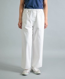OMNIGOD | [OMNIGOD womens / オムニゴッド] 10ozホワイトデニム 5Pイージールーズジーンズ(デニムパンツ)