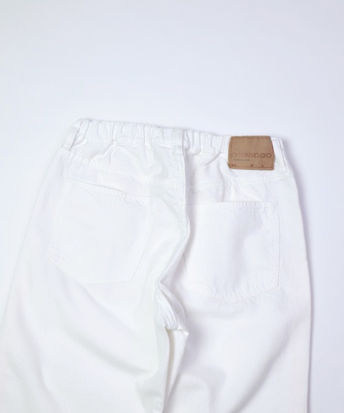 OMNIGOD（オムニゴッド）の「[OMNIGOD womens / オムニゴッド] 10ozホワイトデニム 5Pイージールーズジーンズ（デニムパンツ・レディース・ホワイト・3/2）」の13枚目の写真