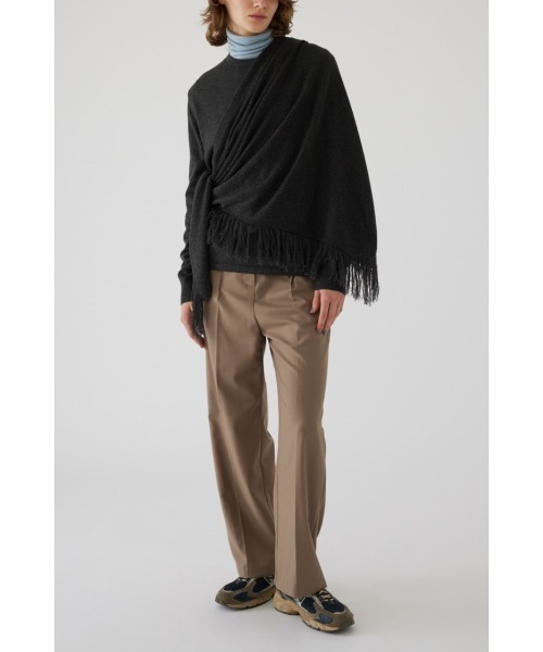 RIM.ARK(リムアーク)の「Tops and fringe stole set(ニット/セーター・レディース・イエロー系その他/ダークブルー/キャメル/チャコールグレー・FREE)」の15枚目の写真