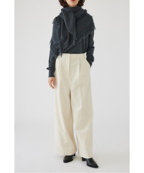 RIM.ARK(リムアーク)の「Tops and fringe stole set(ニット/セーター・レディース・イエロー系その他/ダークブルー/キャメル/チャコールグレー・FREE)」の18枚目の写真