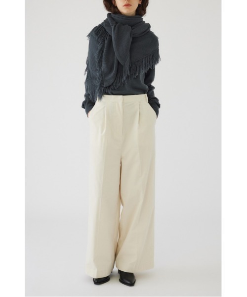 RIM.ARK(リムアーク)の「Tops and fringe stole set(ニット/セーター・レディース・イエロー系その他/ダークブルー/キャメル/チャコールグレー・FREE)」の19枚目の写真