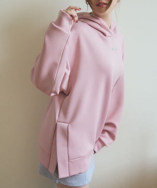 LANTINAM（ランティナム）の「【ユニセックス】ポンチフーディー(2サイズ展開)（パーカー・レディース・ネイビー系2/ピンク系2/ピンク系1/ネイビー系1/ブラウン系1/ブラウン系2・L/M）」の11枚目の写真