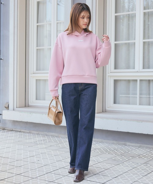 LANTINAM（ランティナム）の「【ユニセックス】ポンチフーディー(2サイズ展開)（パーカー・レディース・ネイビー系2/ピンク系2/ピンク系1/ネイビー系1/ブラウン系1/ブラウン系2・L/M）」の21枚目の写真