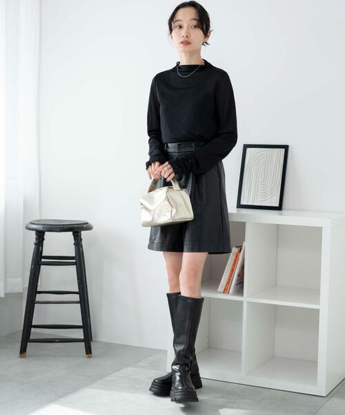 WEGO（ウィゴー）の「WEGO/ラメシアートップス（Tシャツ/カットソー・レディース・ブラック/ベージュ系その他・FREE）」の18枚目の写真