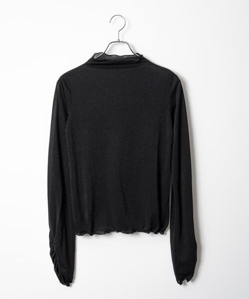 WEGO（ウィゴー）の「WEGO/ラメシアートップス（Tシャツ/カットソー・レディース・ブラック/ベージュ系その他・FREE）」の11枚目の写真