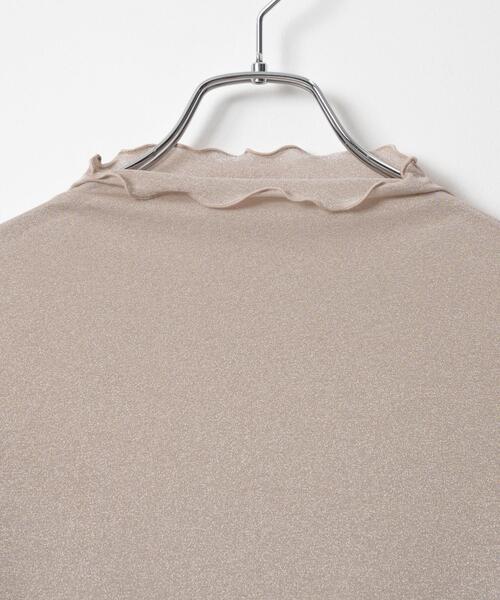 WEGO（ウィゴー）の「WEGO/ラメシアートップス（Tシャツ/カットソー・レディース・ブラック/ベージュ系その他・FREE）」の14枚目の写真