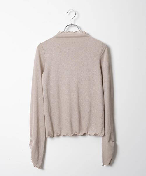 WEGO（ウィゴー）の「WEGO/ラメシアートップス（Tシャツ/カットソー・レディース・ブラック/ベージュ系その他・FREE）」の13枚目の写真