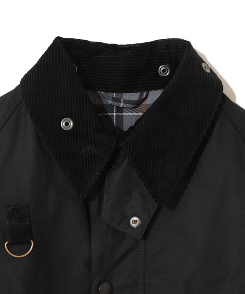 Barbour（バブアー）の「barbour/バブアー SL SPEY WAX JACKET / 232MWX1212（マウンテンパーカー・レディース・ブラック・LARGE/SMALL/X-LARGE/MEDIUM）」の2枚目の写真