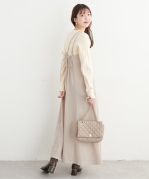 natural couture | カットジョーゼットキャミワンピース(ワンピース)