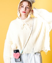 ankoROCK（アンコロック）の「an meets zakka ファーハートスマホショルダー（スマホケース/カバー・メンズ）」