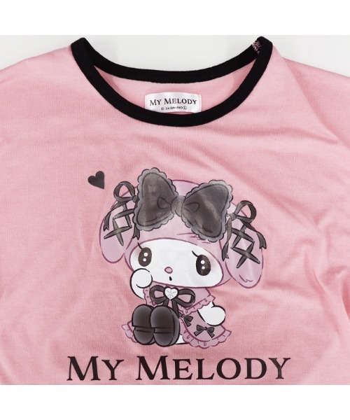 SPAO サンリオ サンリオキャラクターズ 半袖 パジャマ(BLACK) サンリオ - 【日本未発売】SPAO クロミ パジャマ ルームウェア