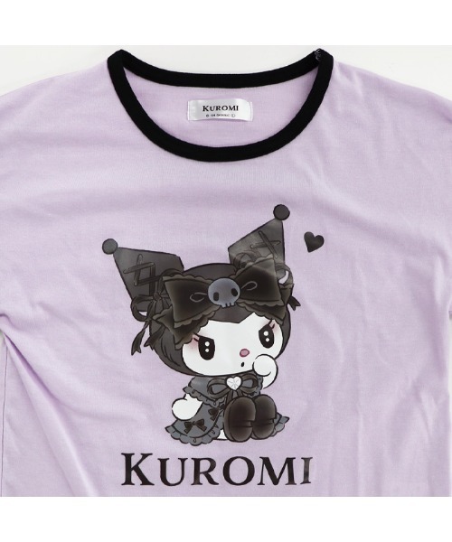 SPAO公式 サンリオ クロミ 半袖 パジャマ (BLACK) クロミ SPAO(スパオ) ルームウェア・パジャマ(レディース