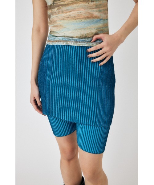 MOUSSY（マウジー）の「LAYERED BIKE ショーツ（その他パンツ・レディース・ブルー/ブラック/ベージュ・1/2）」の19枚目の写真