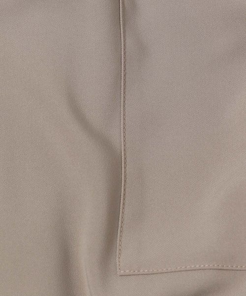 mysty woman（ミスティウーマン）の「ドロストアレンジカーゴスカート 106945（スカート・レディース・チャコールグレー/ライトベージュ/アイボリー・FREE）」の8枚目の写真