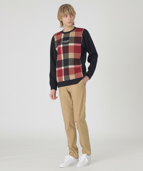 a*a様 BLACK LABEL CRESTBRIDGE チェック柄スウェット ブラックウォッチクレストブリッジチェックスウェットシャツ
