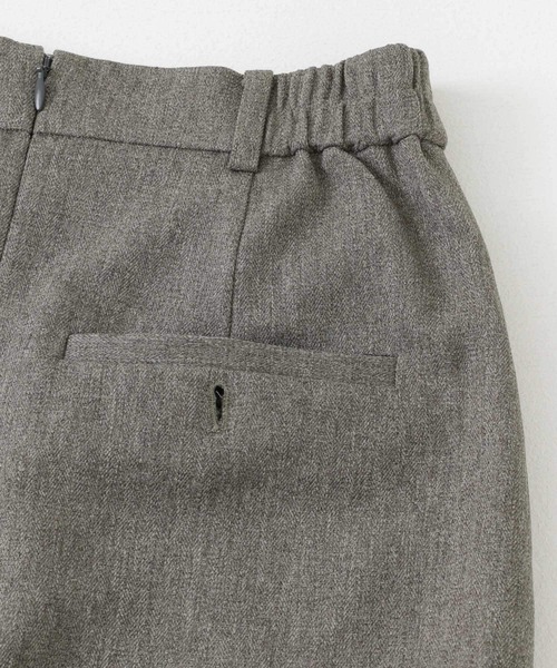 SENSE OF PLACE by URBAN RESEARCH（センスオブプレイスバイアーバンリサーチ）の「ラップミニスカート（スカート・レディース・グレー/ベージュ/ブラック・SMALL/MEDIUM）」の4枚目の写真