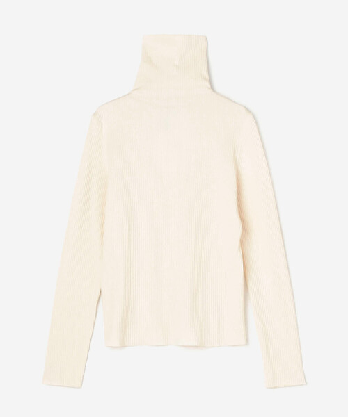 THE SHINZONE(ザ シンゾーン)の「THE SHINZONE | HIGH NECK RIB WOMEN(Tシャツ/カットソー・レディース・ブラック/ターコイズブルー/ホワイト・F)」の2枚目の写真