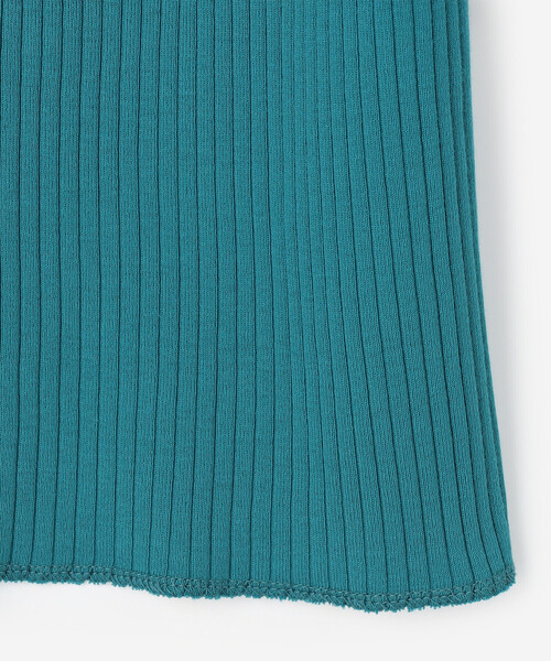 THE SHINZONE(ザ シンゾーン)の「THE SHINZONE | HIGH NECK RIB WOMEN(Tシャツ/カットソー・レディース・ブラック/ターコイズブルー/ホワイト・F)」の8枚目の写真