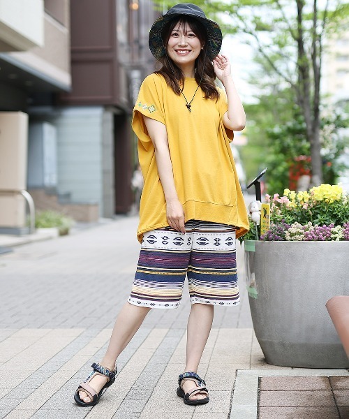 チチカカ（チチカカ）の「裏毛グラフィックプリントショートパンツ（その他パンツ・メンズ・その他5/その他2/その他3/その他4/その他1・MEDIUM/LARGE）」の6枚目の写真