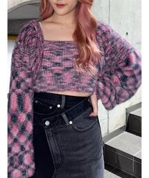 EVRIS | フェザーラメアンサンブルニットトップス(ニット/セーター)