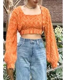 EVRIS | フェザーラメアンサンブルニットトップス(ニット/セーター)