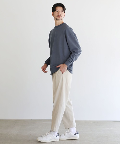 LIL VENDARS(リルヴェンダース)の「TCダンボールルーズシルエットプルオーバー(スウェット・メンズ・アッシュグレー/ベージュ/ブラック/ブルーグレー・M/L/XL)」の20枚目の写真