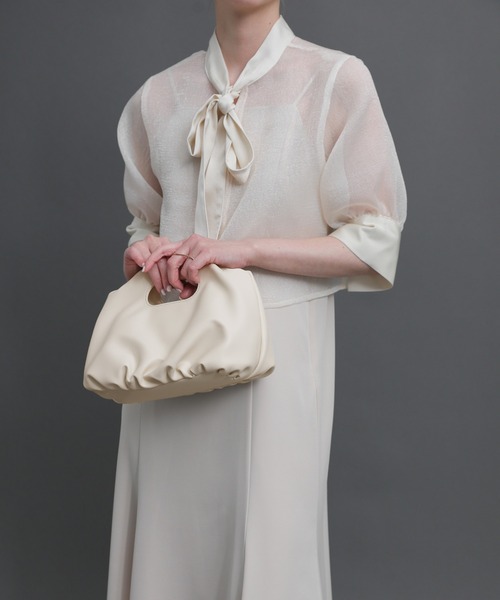 select MOCA（セレクトモカ）の「【ZOZO限定】2WAYくり手ハンドルバッグ（ショルダーバッグ・レディース・シルバー/ブラック/アイボリー・FREE）」の13枚目の写真