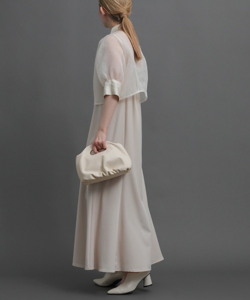 select MOCA（セレクトモカ）の「【ZOZO限定】2WAYくり手ハンドルバッグ（ショルダーバッグ・レディース・シルバー/ブラック/アイボリー・FREE）」の15枚目の写真