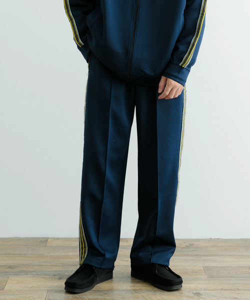 ddp（ディーディーピー）の「Line Track Wide Pants（その他パンツ・メンズ・グリーン/ネイビー/ブラック・MEDIUM/LARGE）」の4枚目の写真