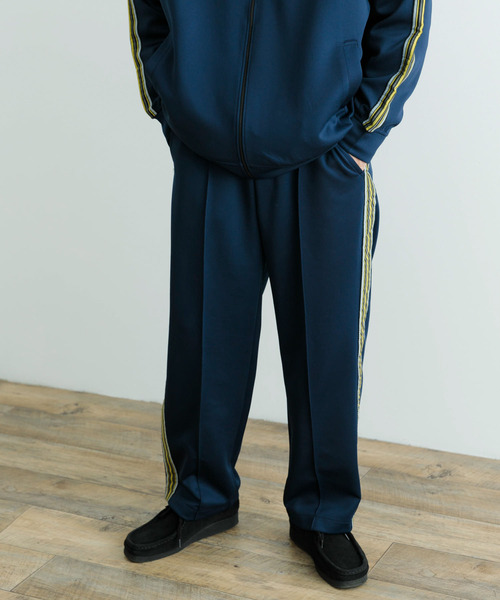 ddp（ディーディーピー）の「Line Track Wide Pants（その他パンツ・メンズ・グリーン/ネイビー/ブラック・MEDIUM/LARGE）」の5枚目の写真
