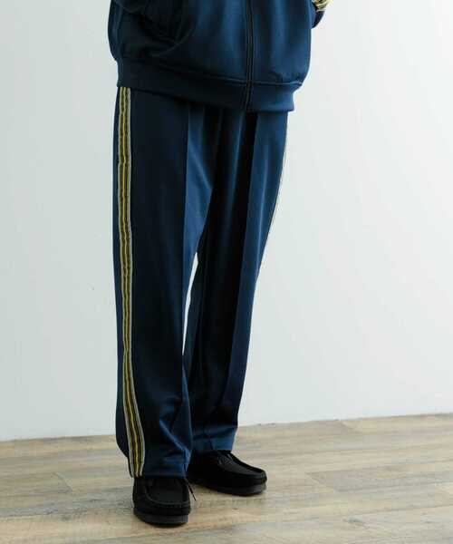 ddp（ディーディーピー）の「Line Track Wide Pants（その他パンツ・メンズ・グリーン/ネイビー/ブラック・MEDIUM/LARGE）」の6枚目の写真